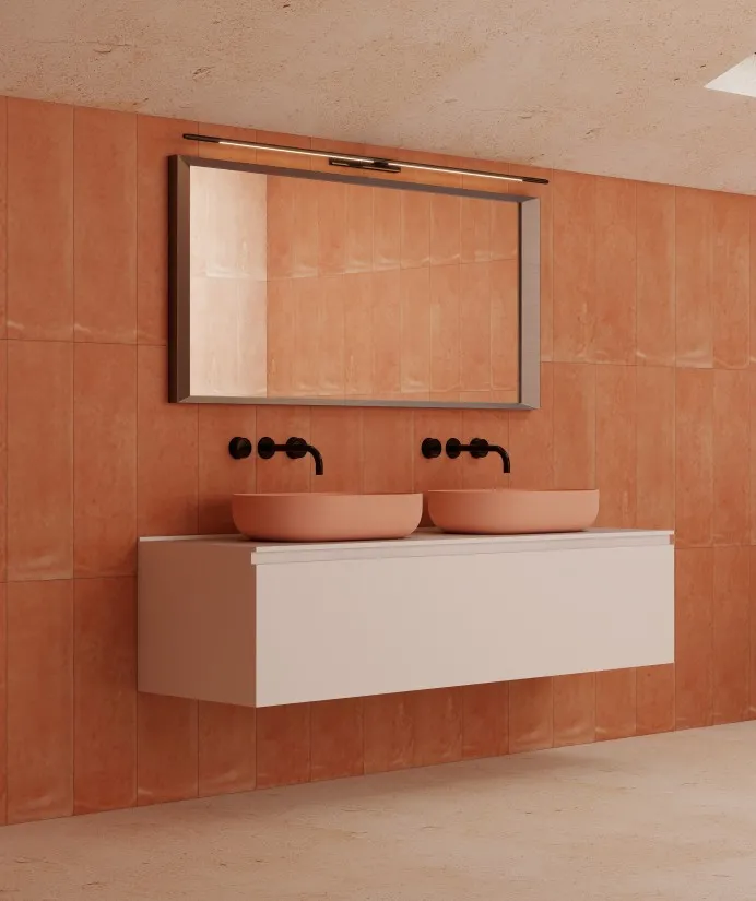 BZ18-01S Luxury High-end Solid Surface Bathroom Cabinet