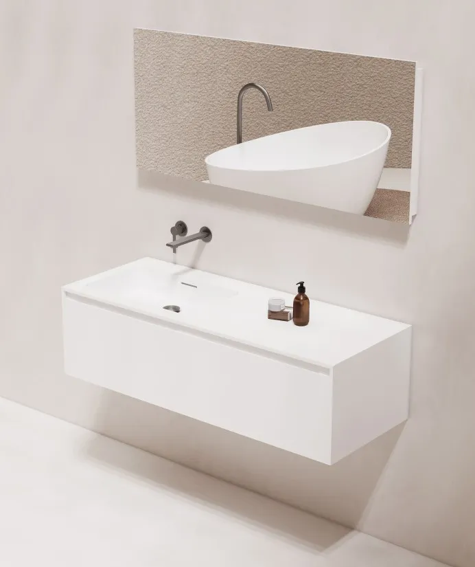 BZ16-01S Custom High-end Vanity Top Solid Surface Basin