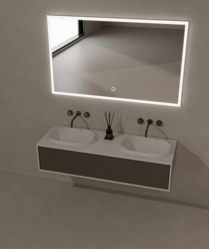 BZ16-02S High Quality Oval Vanity Top Solid Surface Basin