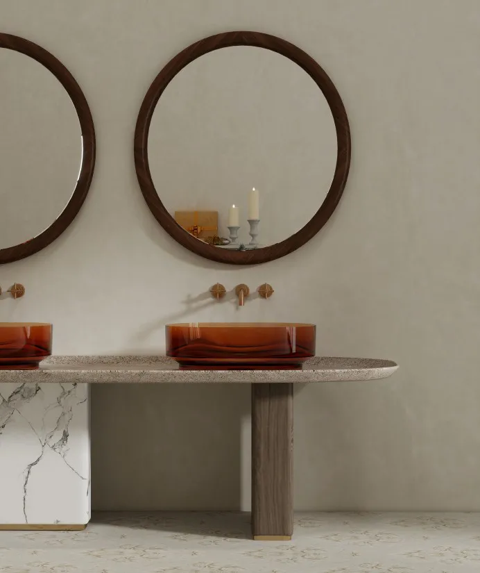 BZ06-10R Hot Style Oval Countertop Resin Wash Basin