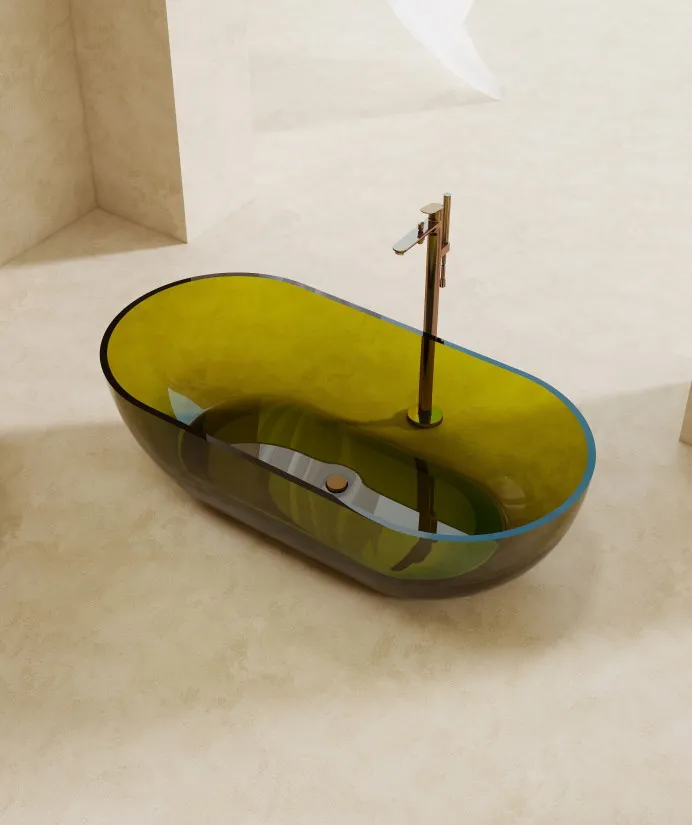 BZ01-12R Hot Style Classical Freestanding Resin Bathtub