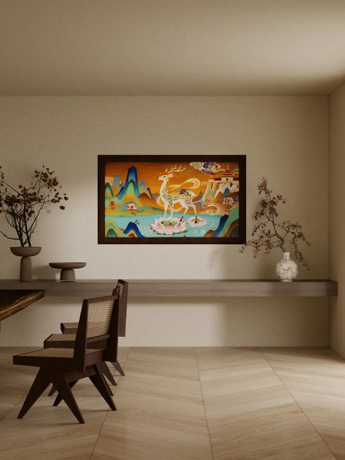 Custom Handcrafted Cloisonné Painting