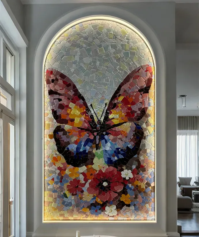 Choosing Between a Full-Wall and Accent Bathroom with Custom Mosaic Art