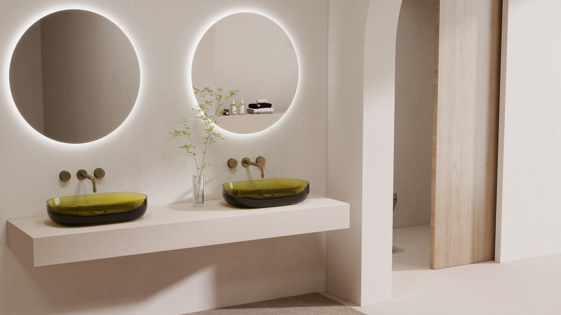 BZ06-08R Countertop Resin Wash Basin