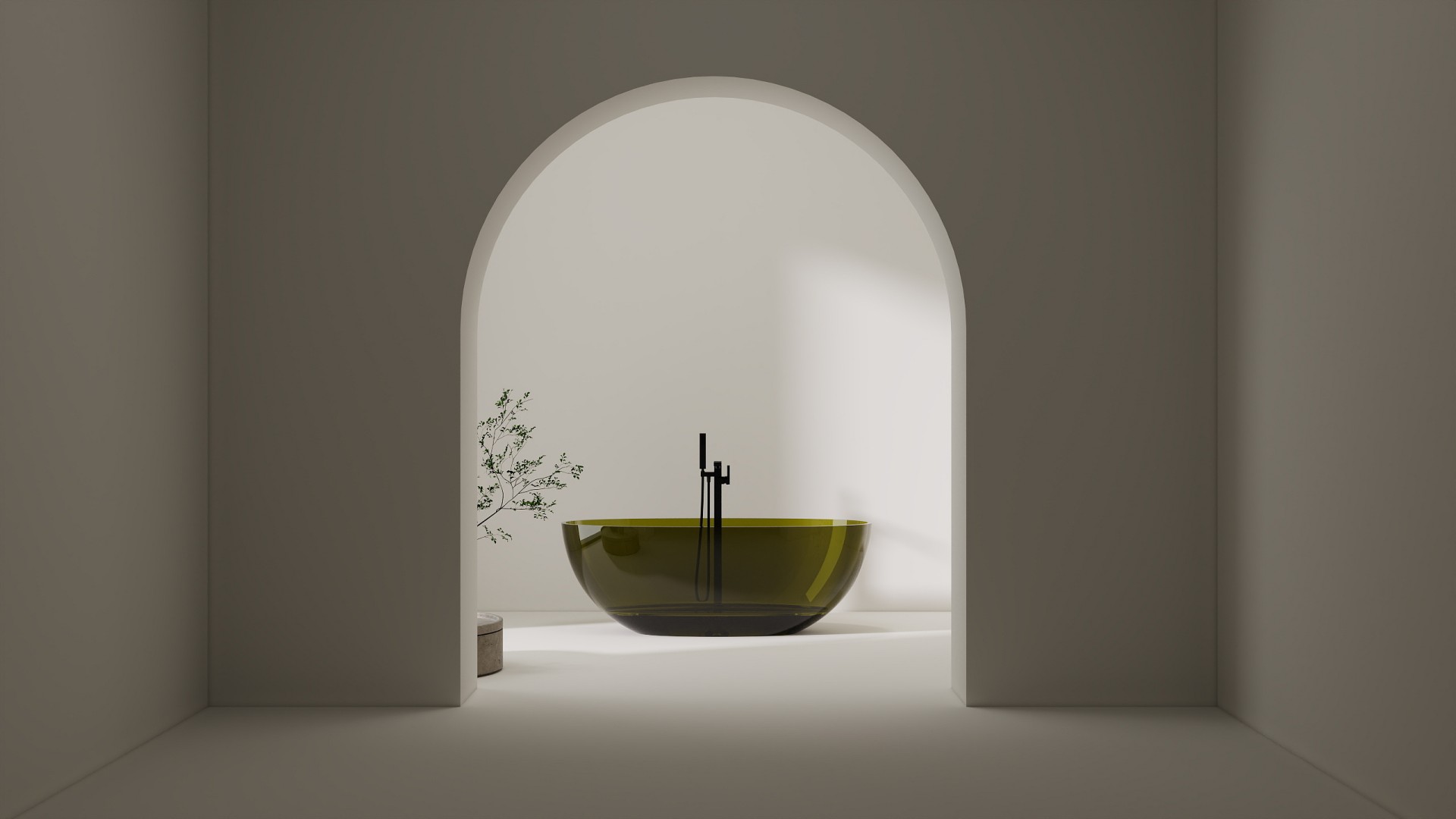 BZ01-13R Transparent Resin Bathtubs